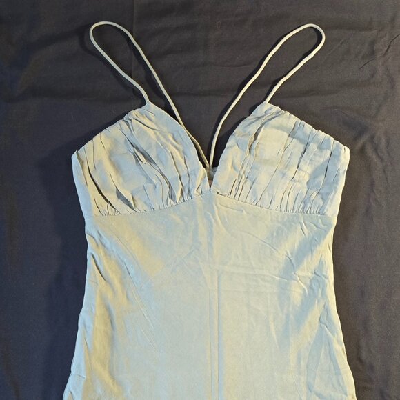 Princess Polly Jessa Mini Slip Dress Mint Sage Green Size 2 Brand New - Picture 1 of 5